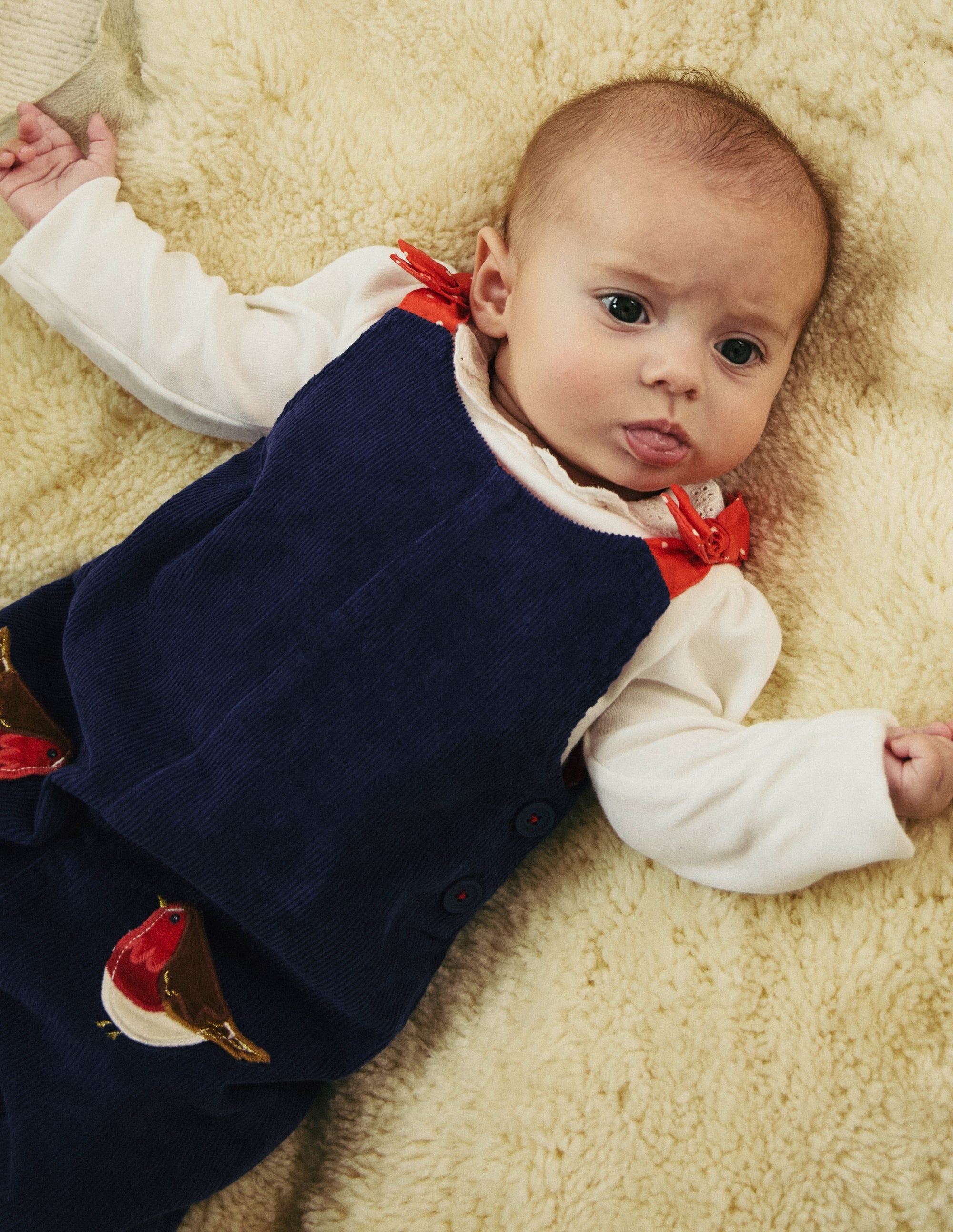 Pocket Detail Dungaree-Starboard Blue Robins - Image 4