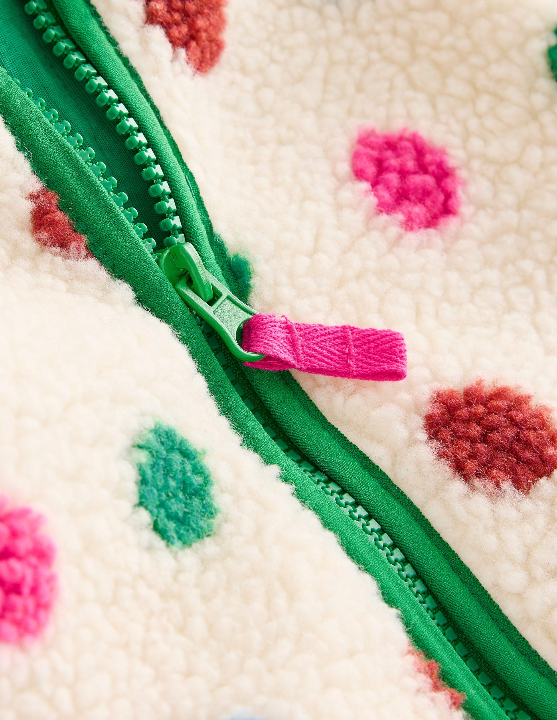 Cosy Borg Jacket-Multi Spot-3