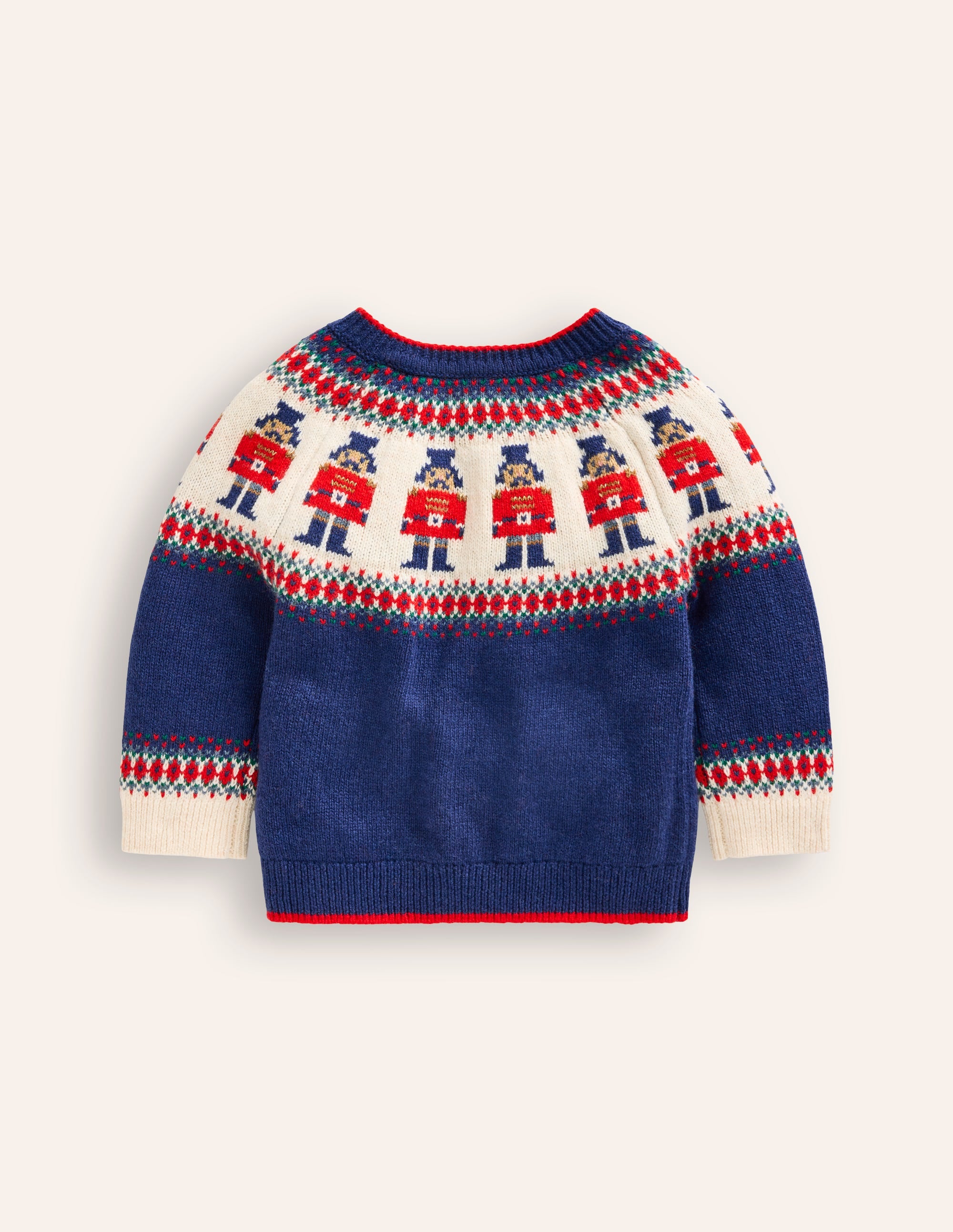 Fair Isle Sweater-Sapphire Blue Nutcracker - Image 2