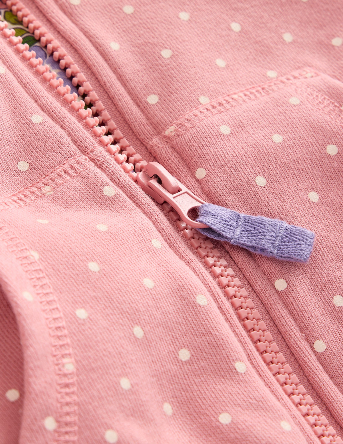 Novelty Shaggy Lined Hoody-Almond Pink Bunny - Image 3
