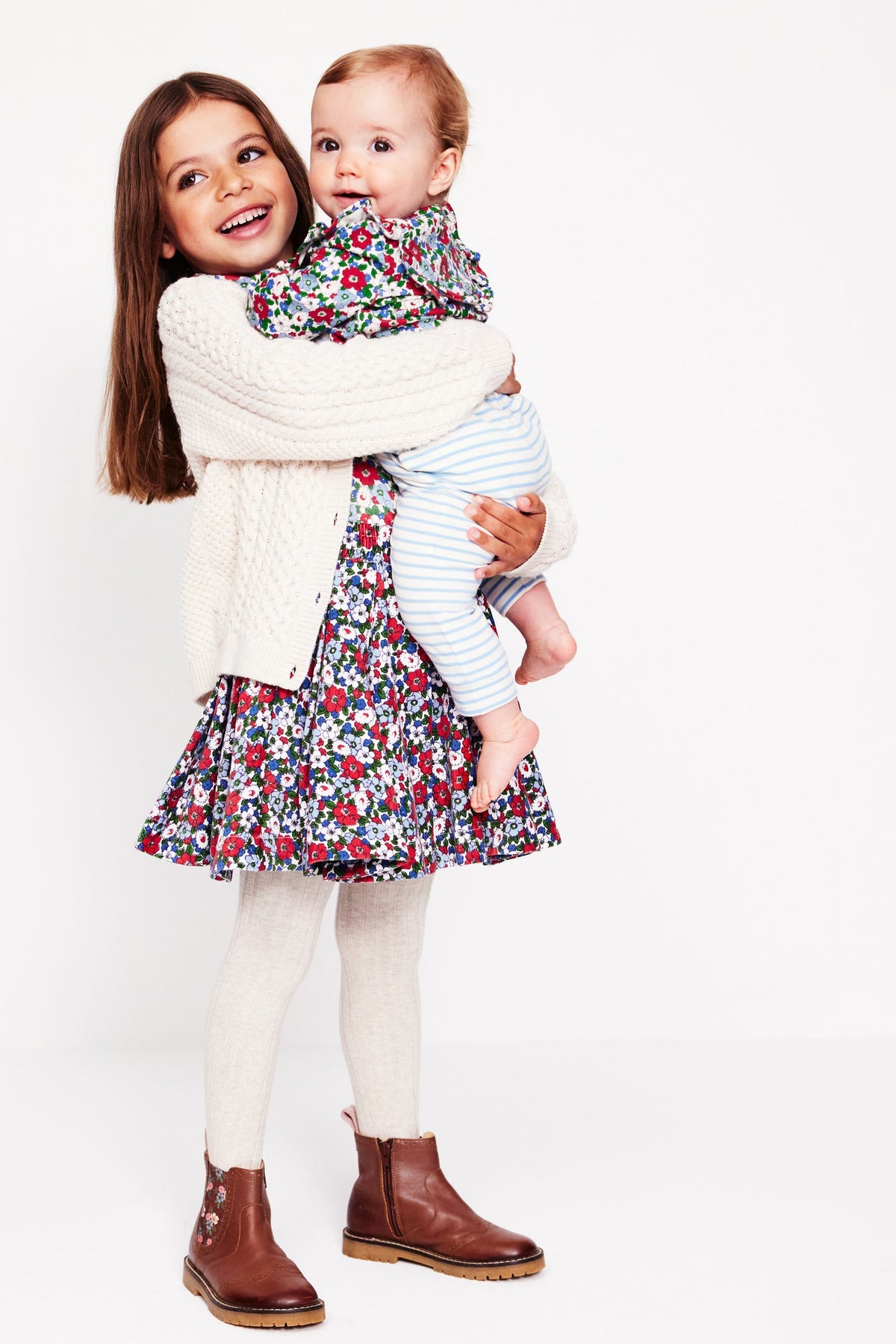 Jersey Top and Leggings-Glacier Blue Floral - Image 5