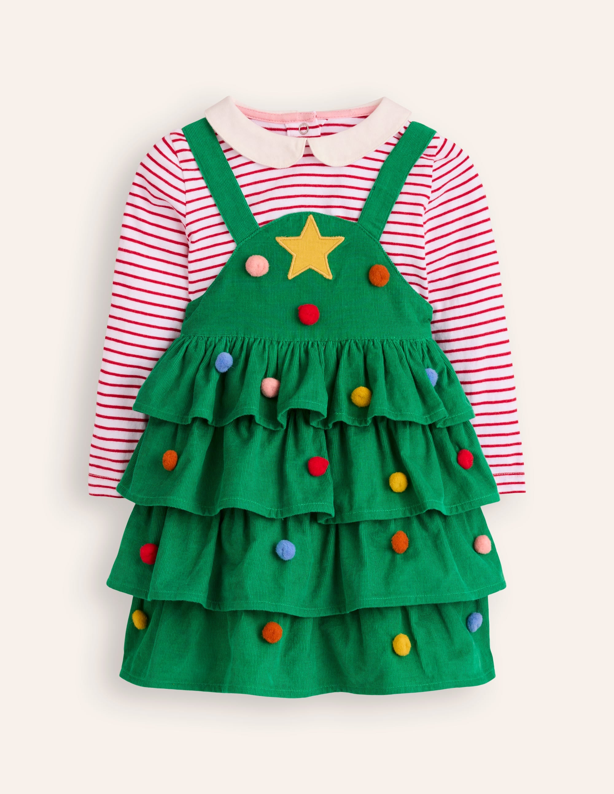 Christmas Tree Dress Set-Highland Green Christmas Tree - Image 1