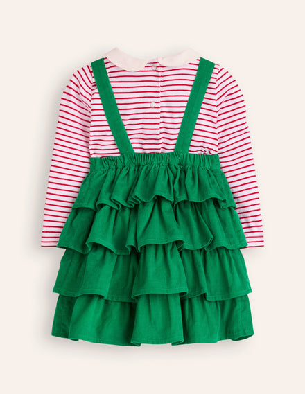 Christmas Tree Dress Set-Highland Green Christmas Tree