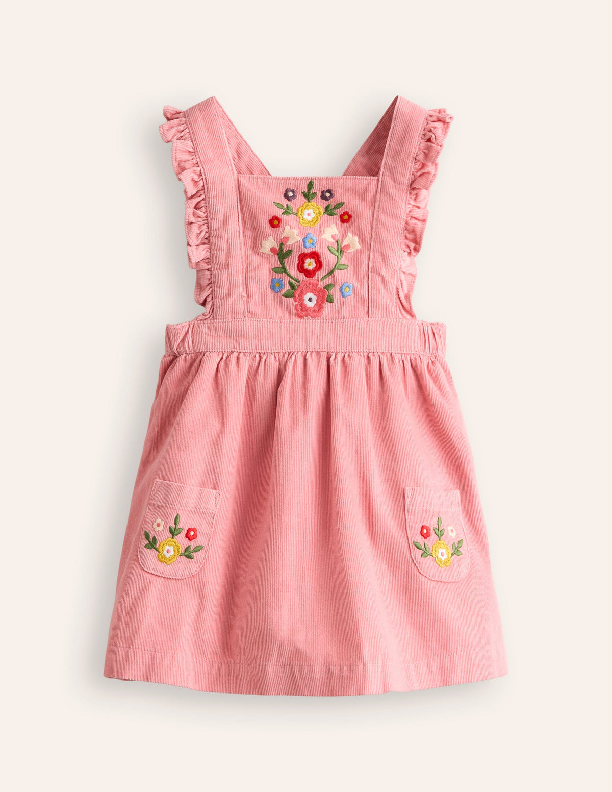 Cord Pinnie-Almond Pink - Image 1