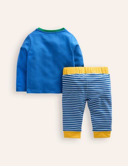 Jersey Top and Trousers Set-Bluejay Digger