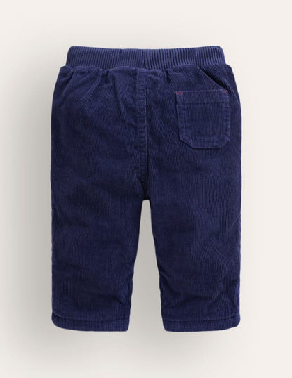 Cosy Lined Pants-Starboard Blue-2