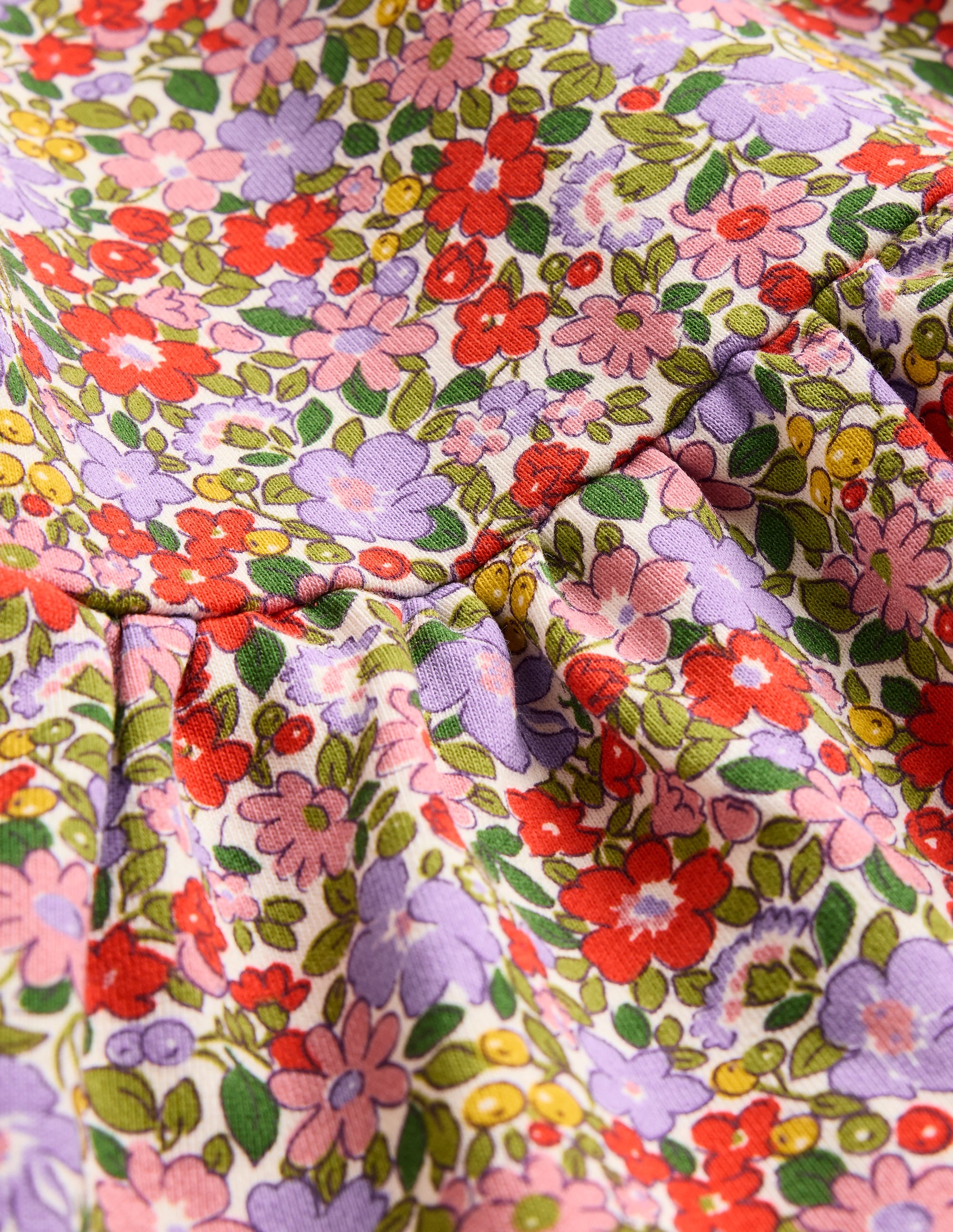 Cosy Sweatshirt Dress-Multi Flowerbed - Image 3
