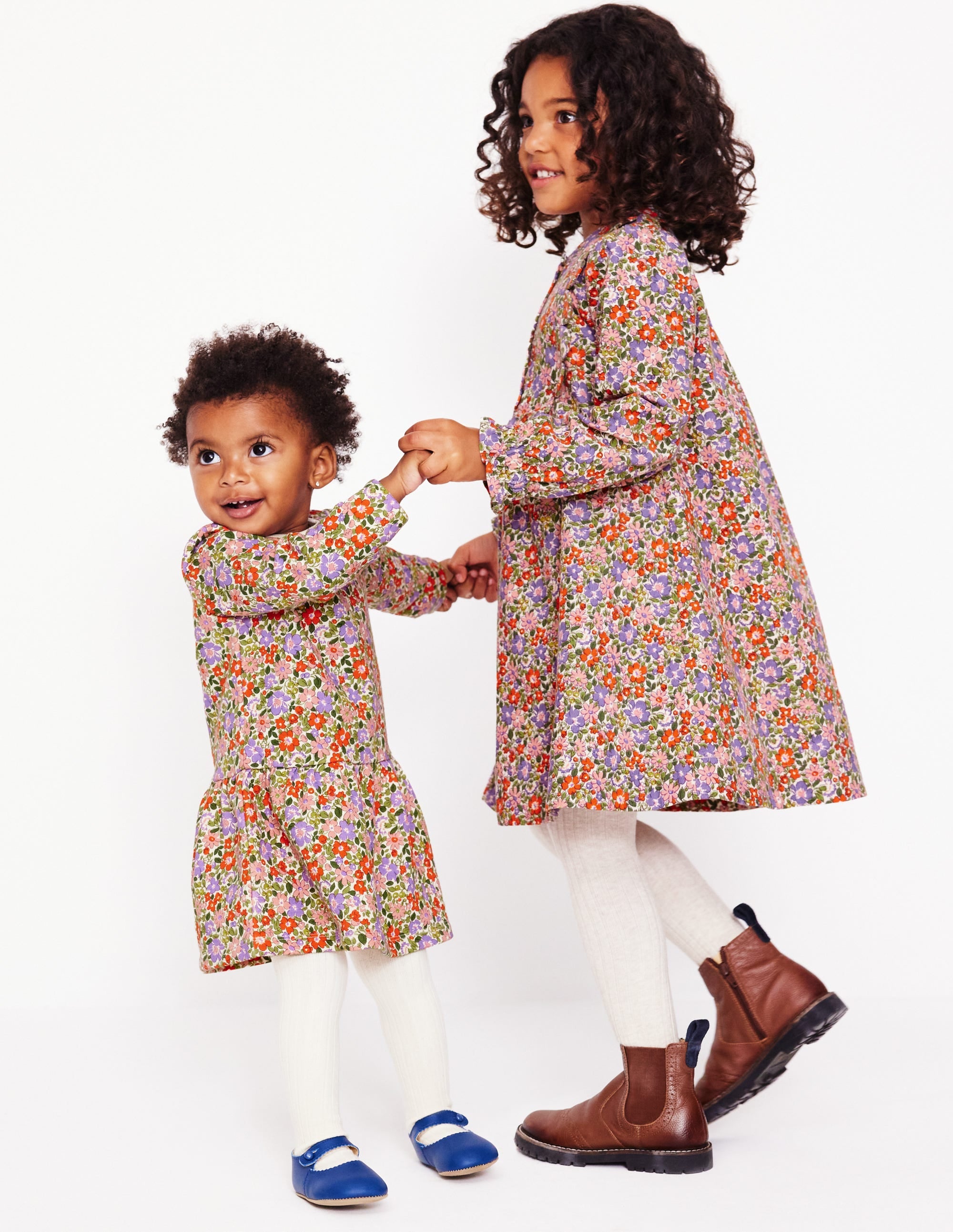 Cosy Sweatshirt Dress-Multi Flowerbed - Image 5