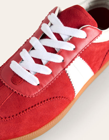 Erin Retro Tennis Sneakers-Red