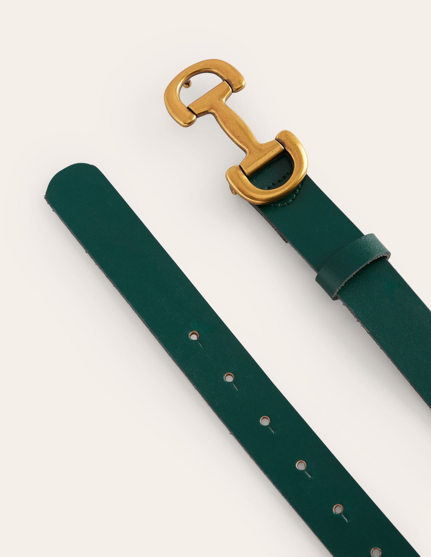 Iris Snaffle-Trim Leather Belt-Ponderosa Pine