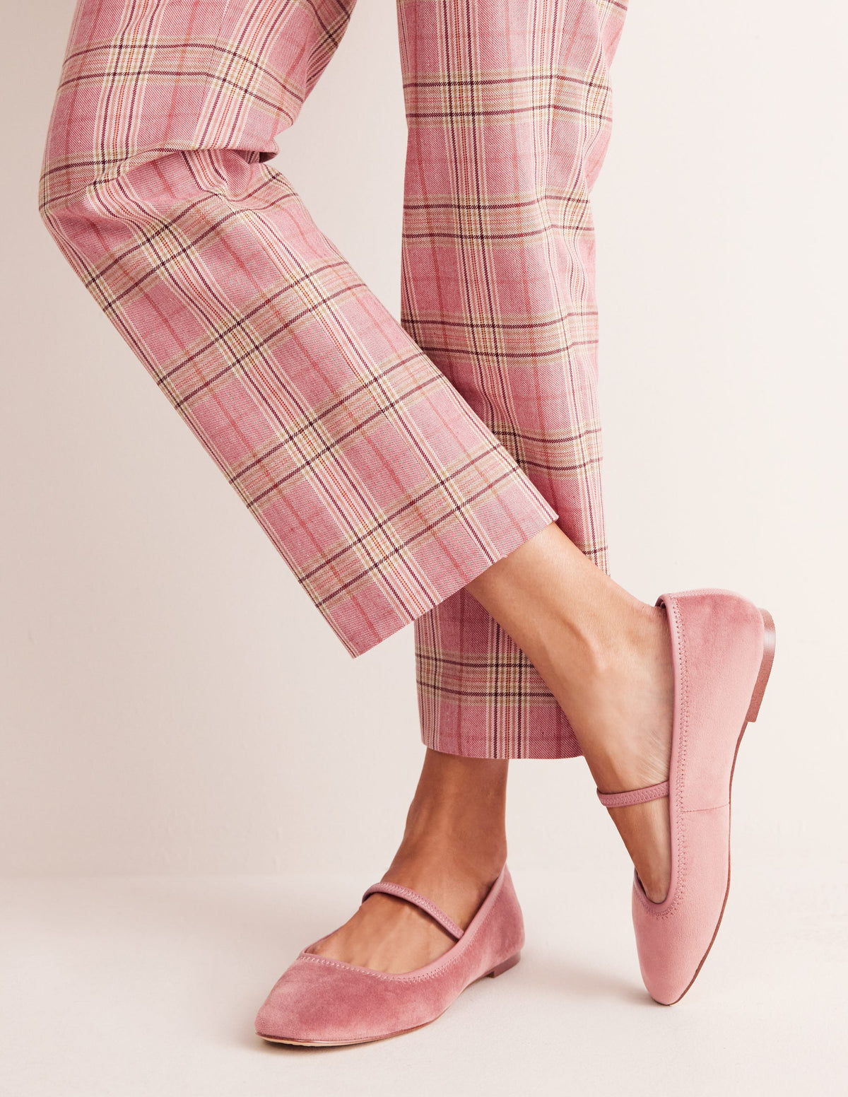 Thea Mary Jane Ballet Flats-Old Rose - Image 1
