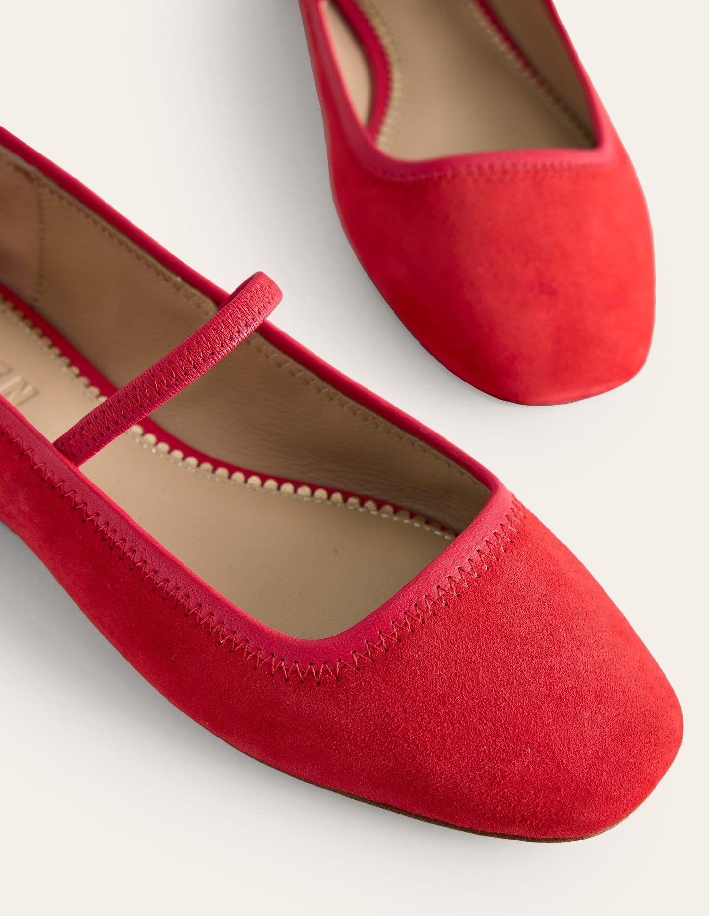 Thea Mary Jane Ballet Flat-Red