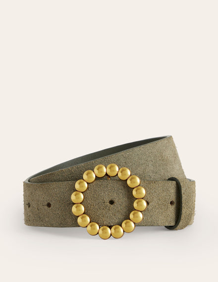 Interest Buckle Belt-Green