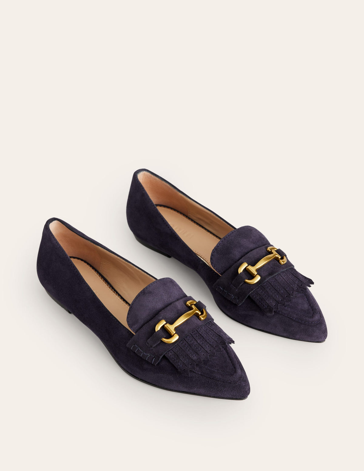 Iris Ghillie Loafers-Navy Suede - Image 3