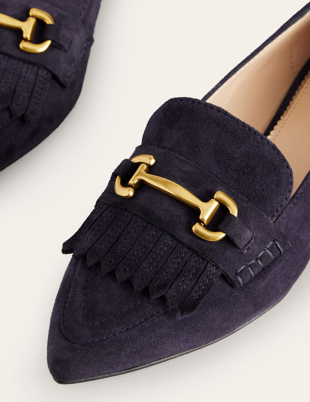 Iris Ghillie Loafers-Navy Suede - Image 4