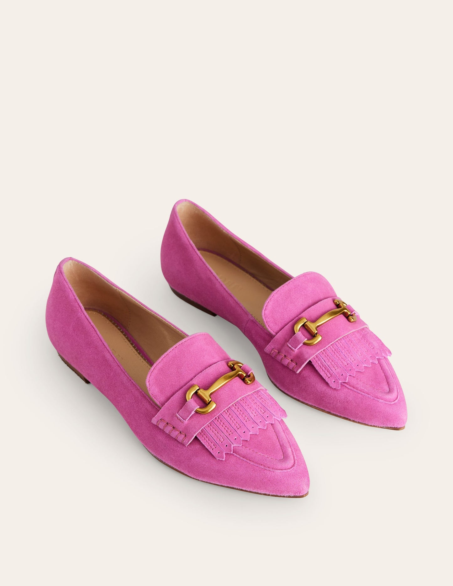 Iris Ghillie Loafers-Tickled Pink Suede