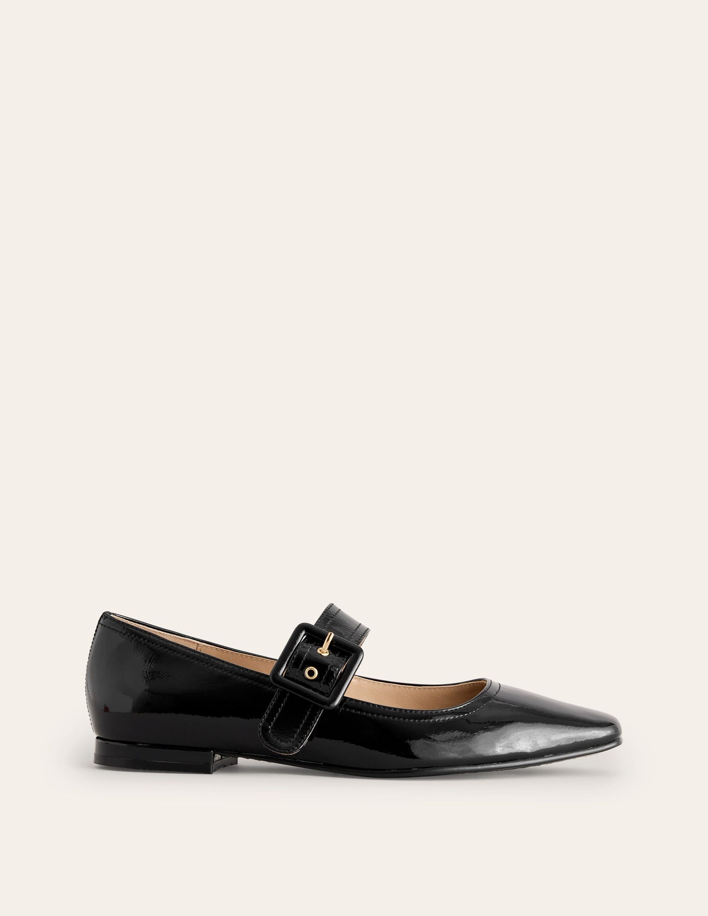 Vic Chisel Toe Mary Janes-Black Patent