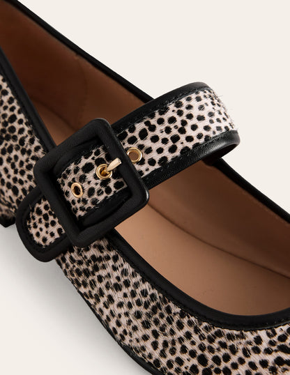 Vic Chisel Toe Mary Janes-Dalmation