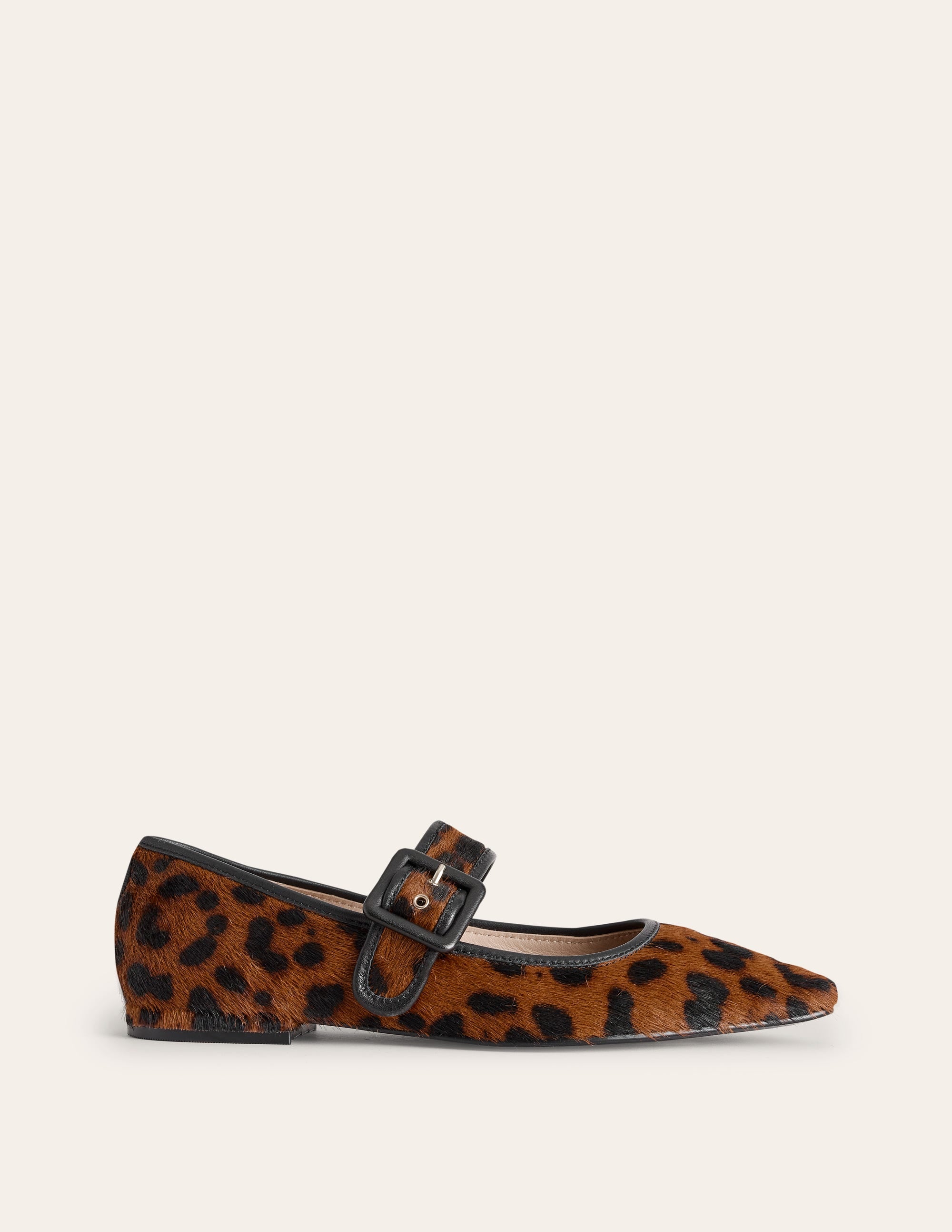 Vic Chisel Toe Mary Janes-Leopard - Image 2