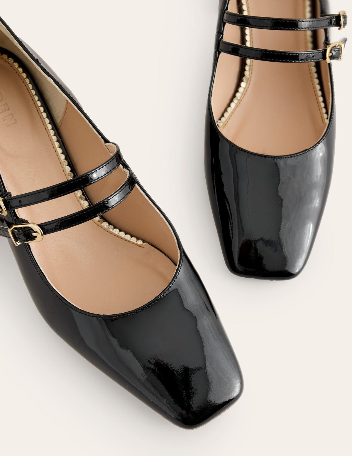 Block Heel Pump-Black Patent - Image 4