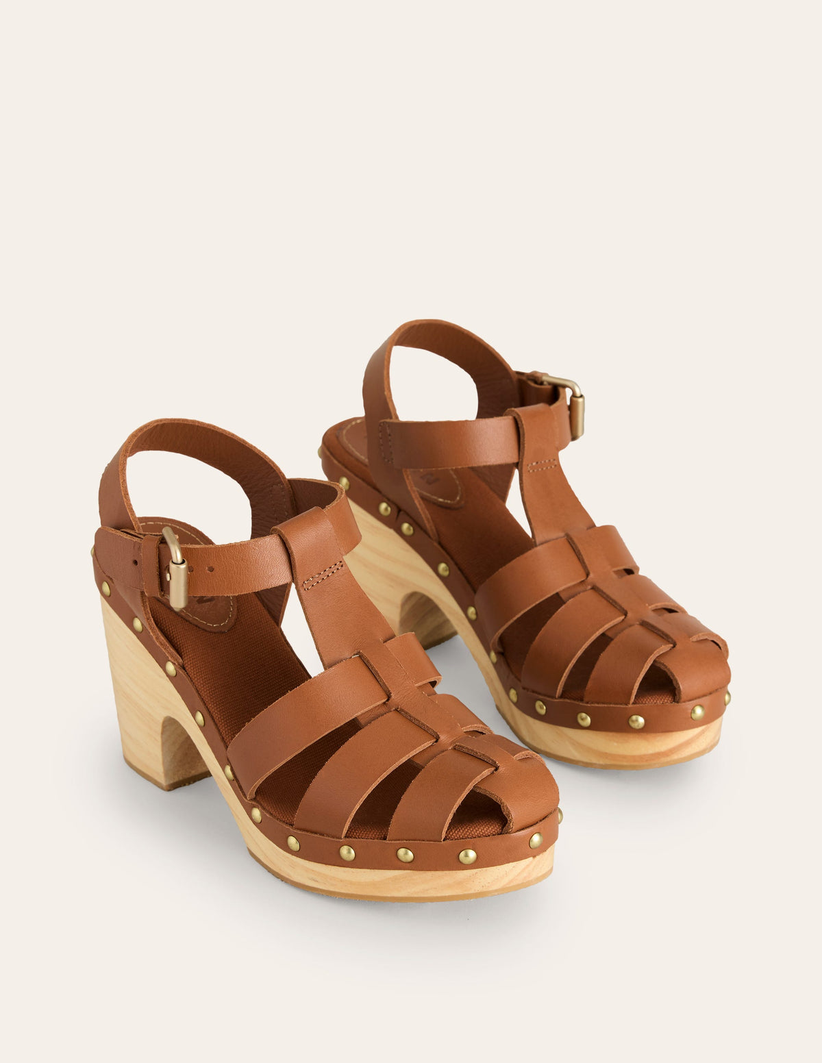 Fisherman Clog-Tan - Image 3