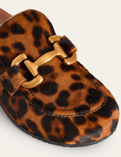 Iris Snaffle Mules-Classic Leopard