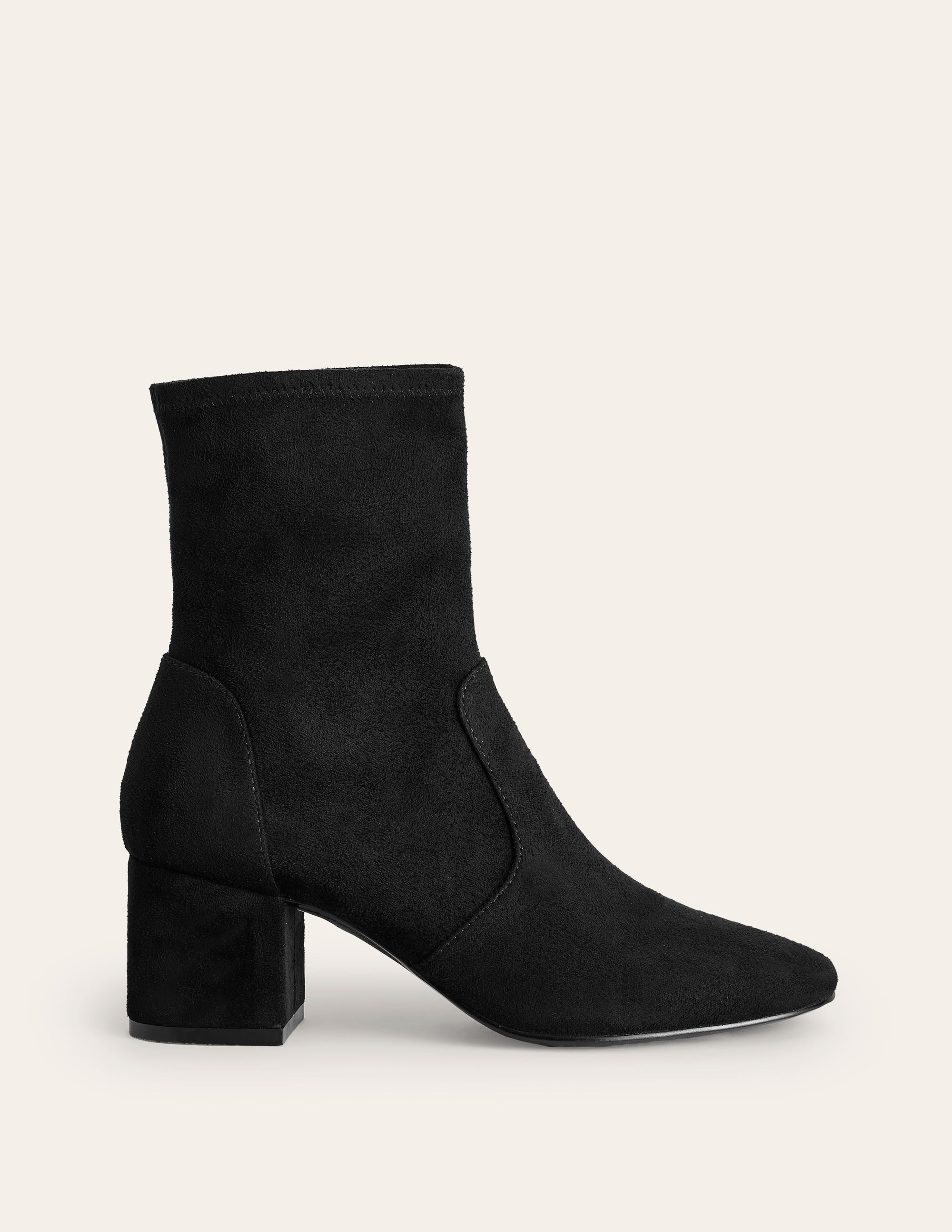 Stretch Ankle Boots-Black - Image 1
