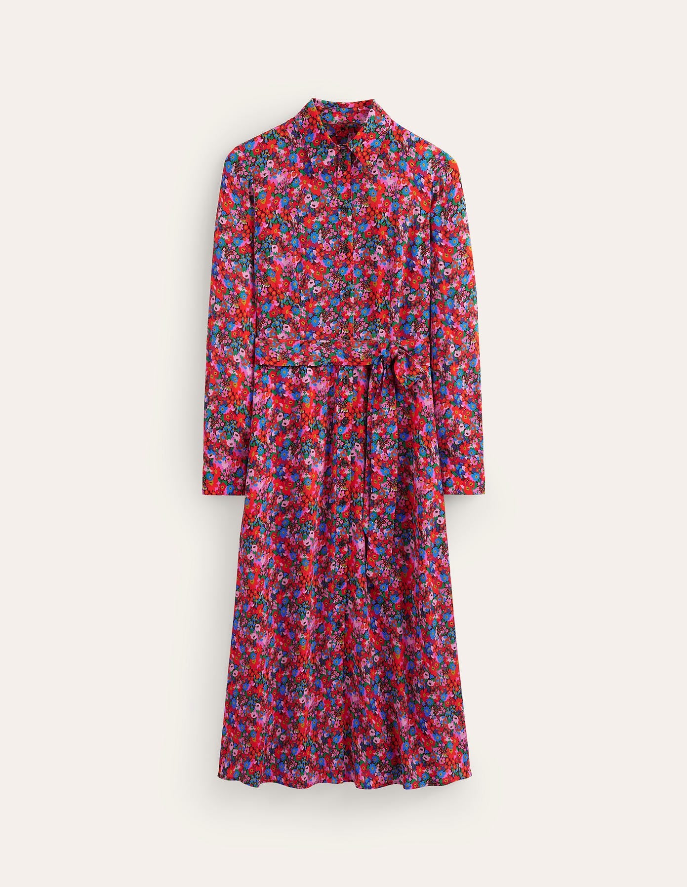 Kate Midi Shirt Dress-Bittersweet, Meadow Pop - Image 6
