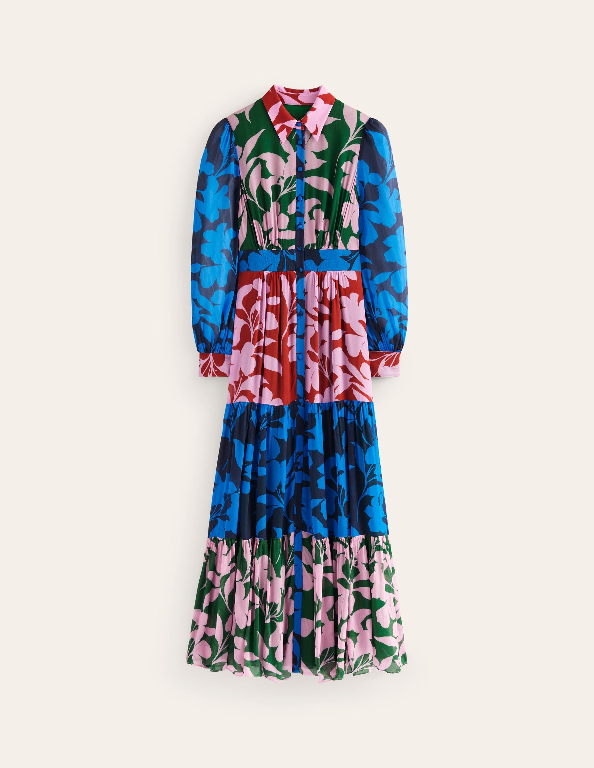 Occasion Maxi Shirt Dress-French Navy, Bloom Hotch | Boden USA