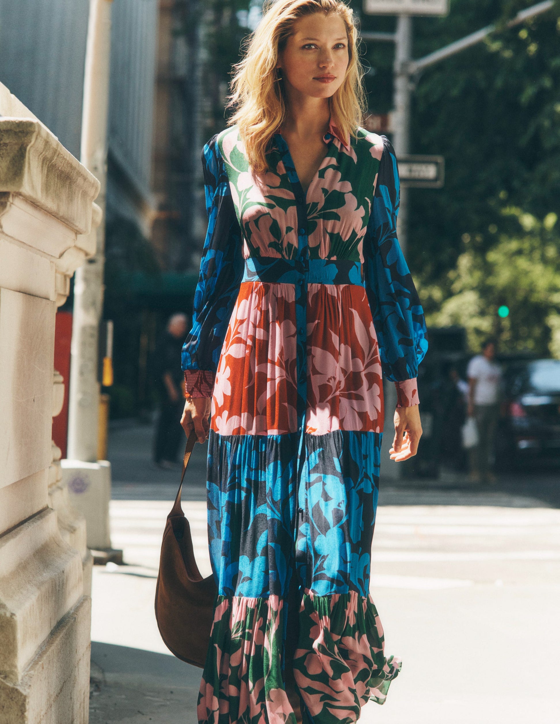 Occasion Maxi Shirt Dress-French Navy, Bloom Hotch | Boden USA