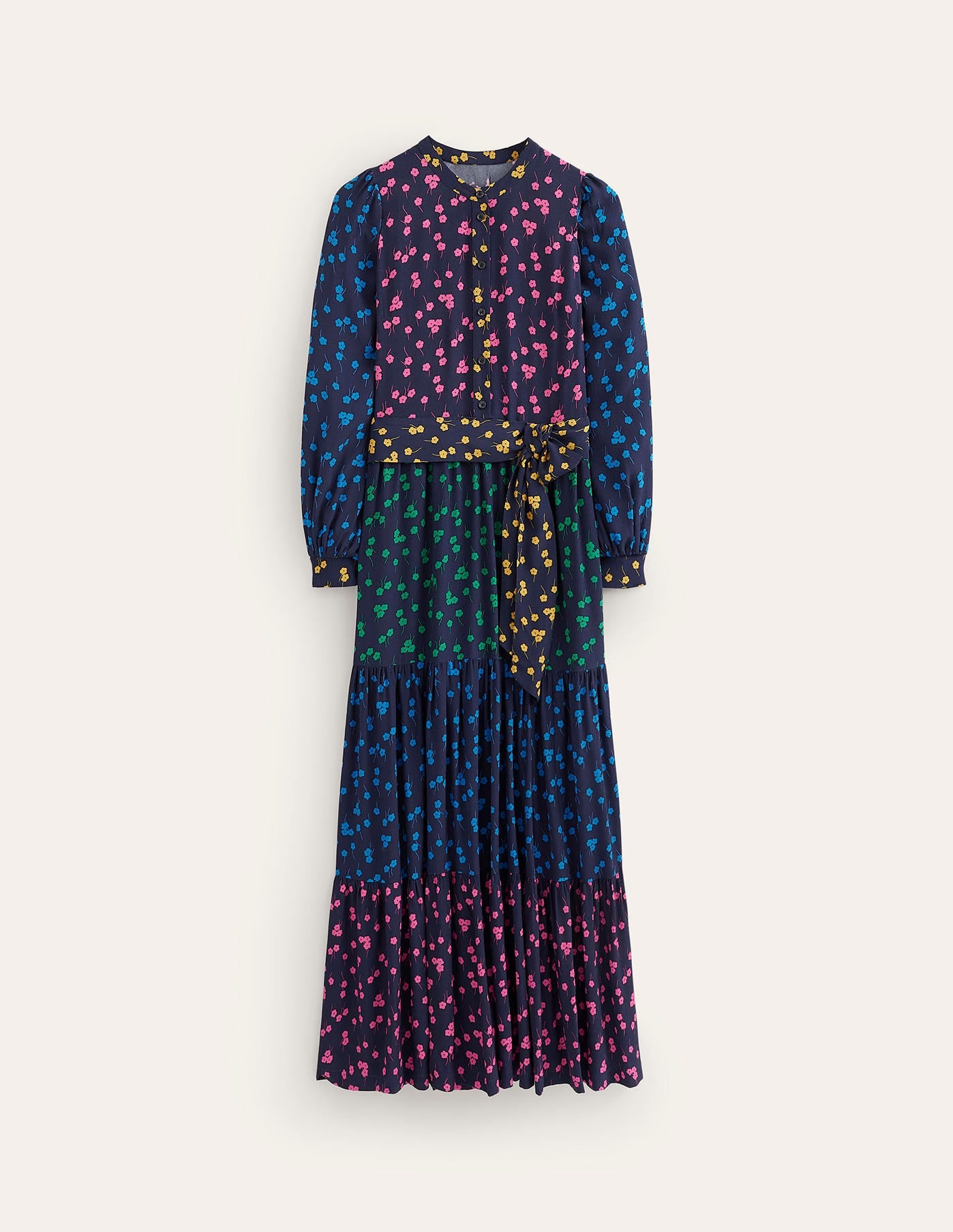 Alba Viscose Maxi Dress-Fruit Dove, Fall Spring