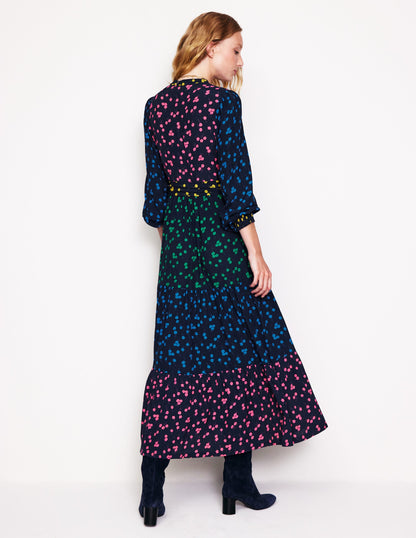 Alba Viscose Maxi Dress-Fruit Dove, Fall Spring