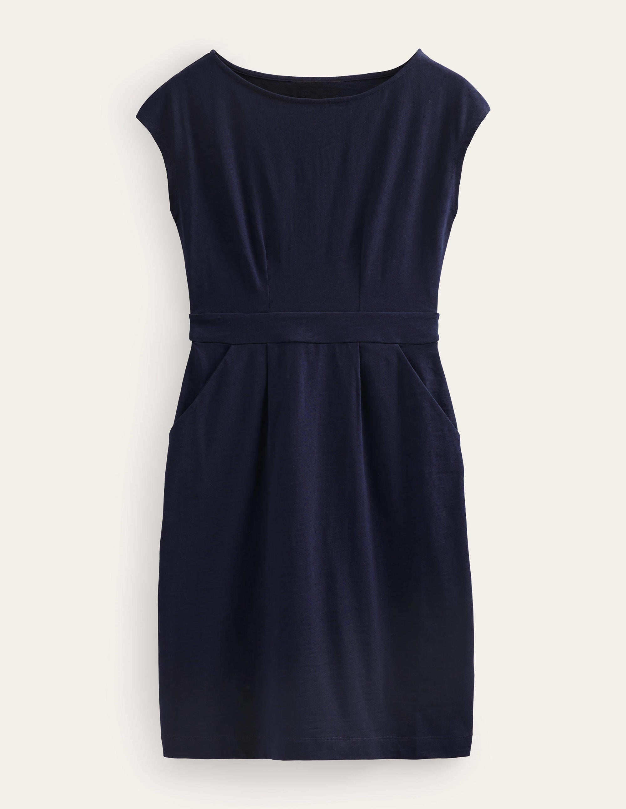 Florrie Jersey Dress-Navy - Image 5