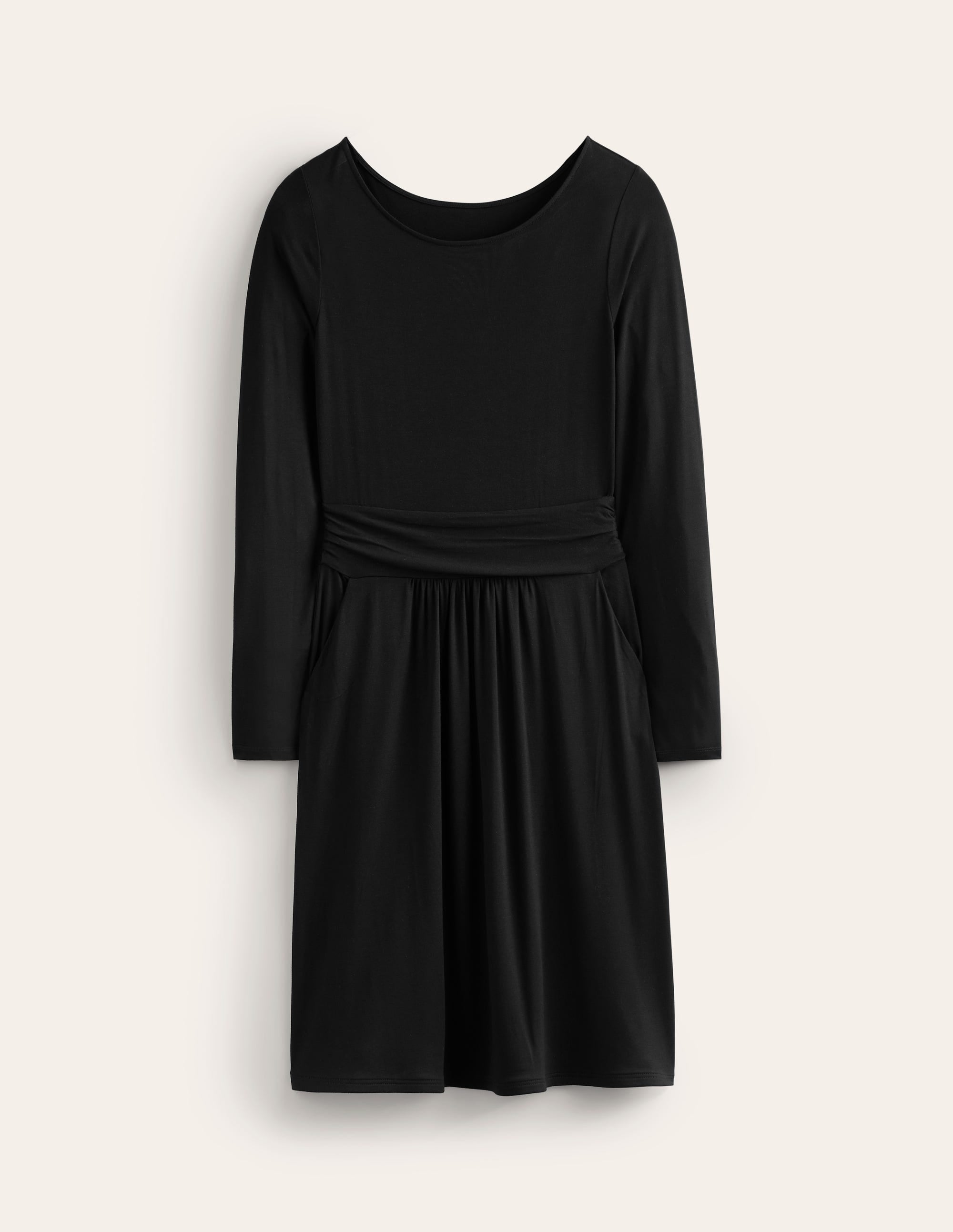Amelie Long Sleeve Dress-Black - Image 5