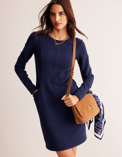 Ellen Ottoman Dress-Evening Blue