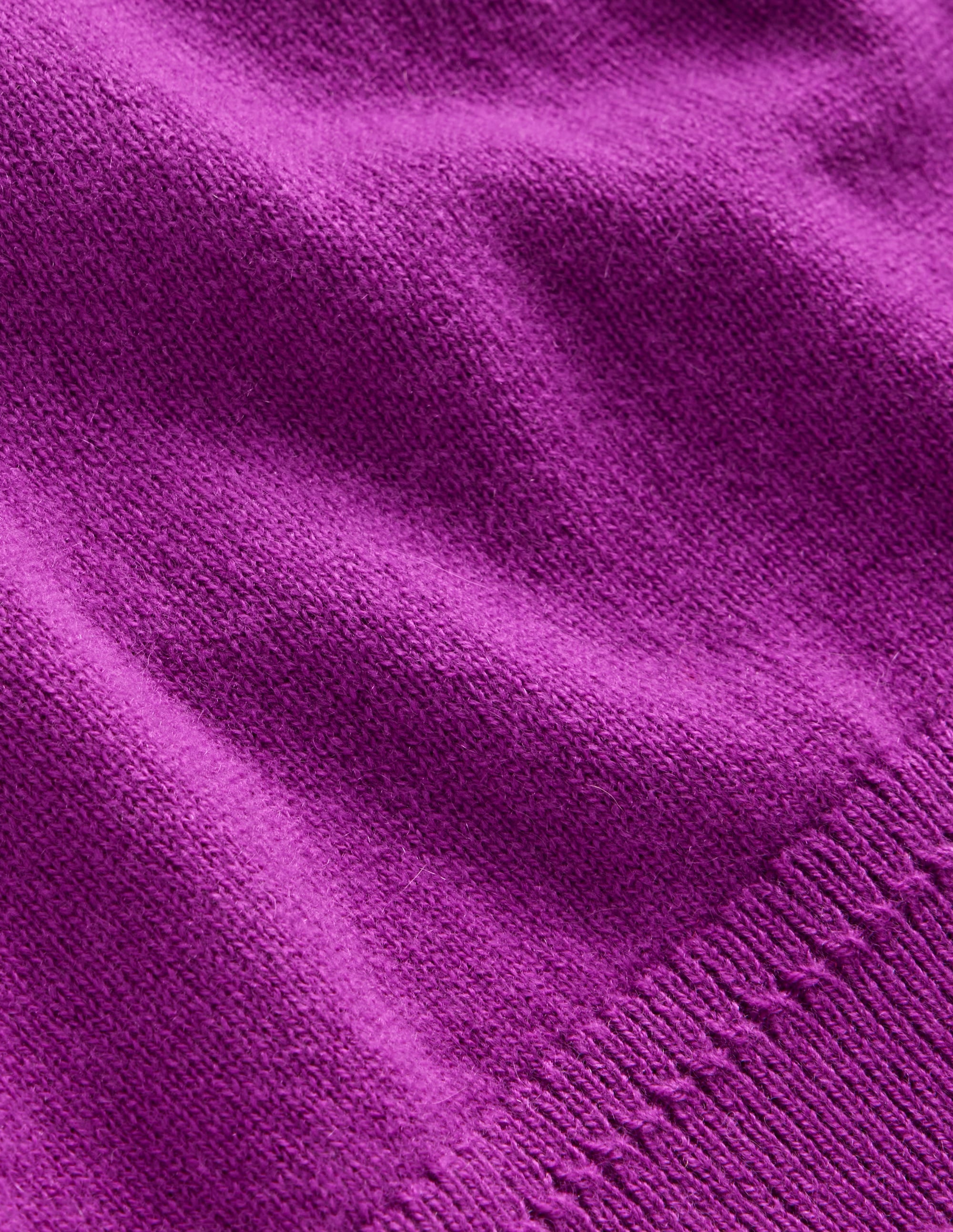 Eva Cashmere Crew Neck Sweater-Regal Purple - Image 6