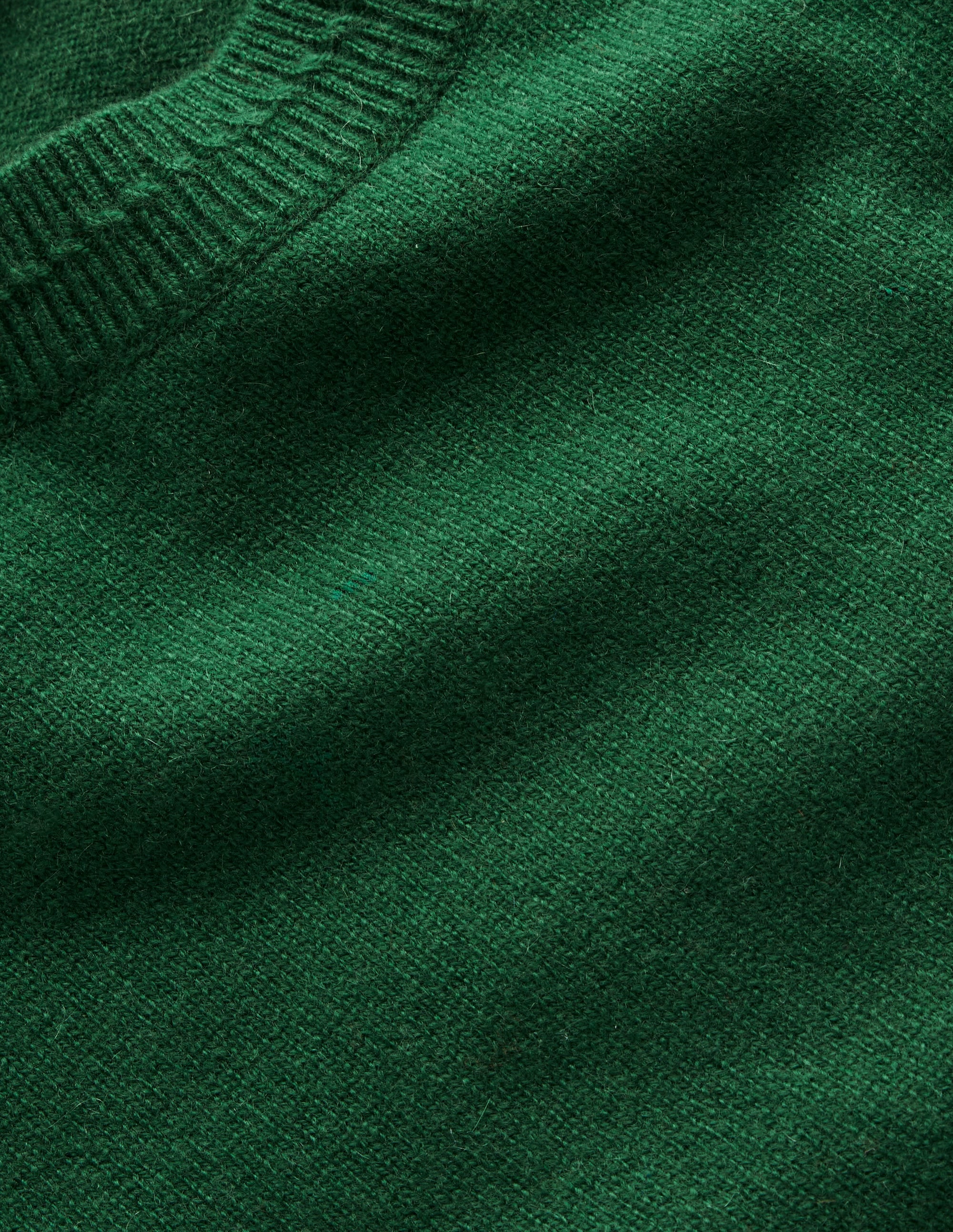 Eva Cashmere Vest-Pine Green - Image 6