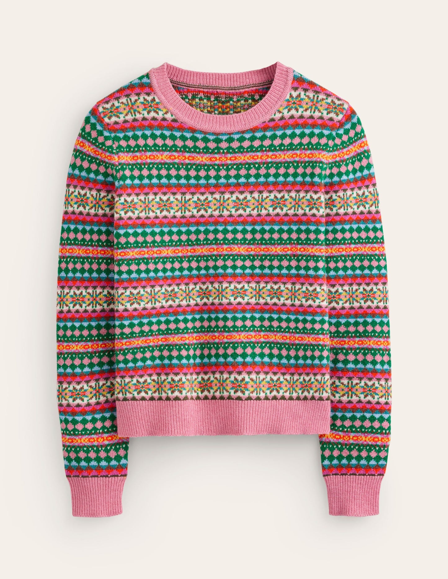 Edie Fair Isle Sweater-Heritage Fair Isle