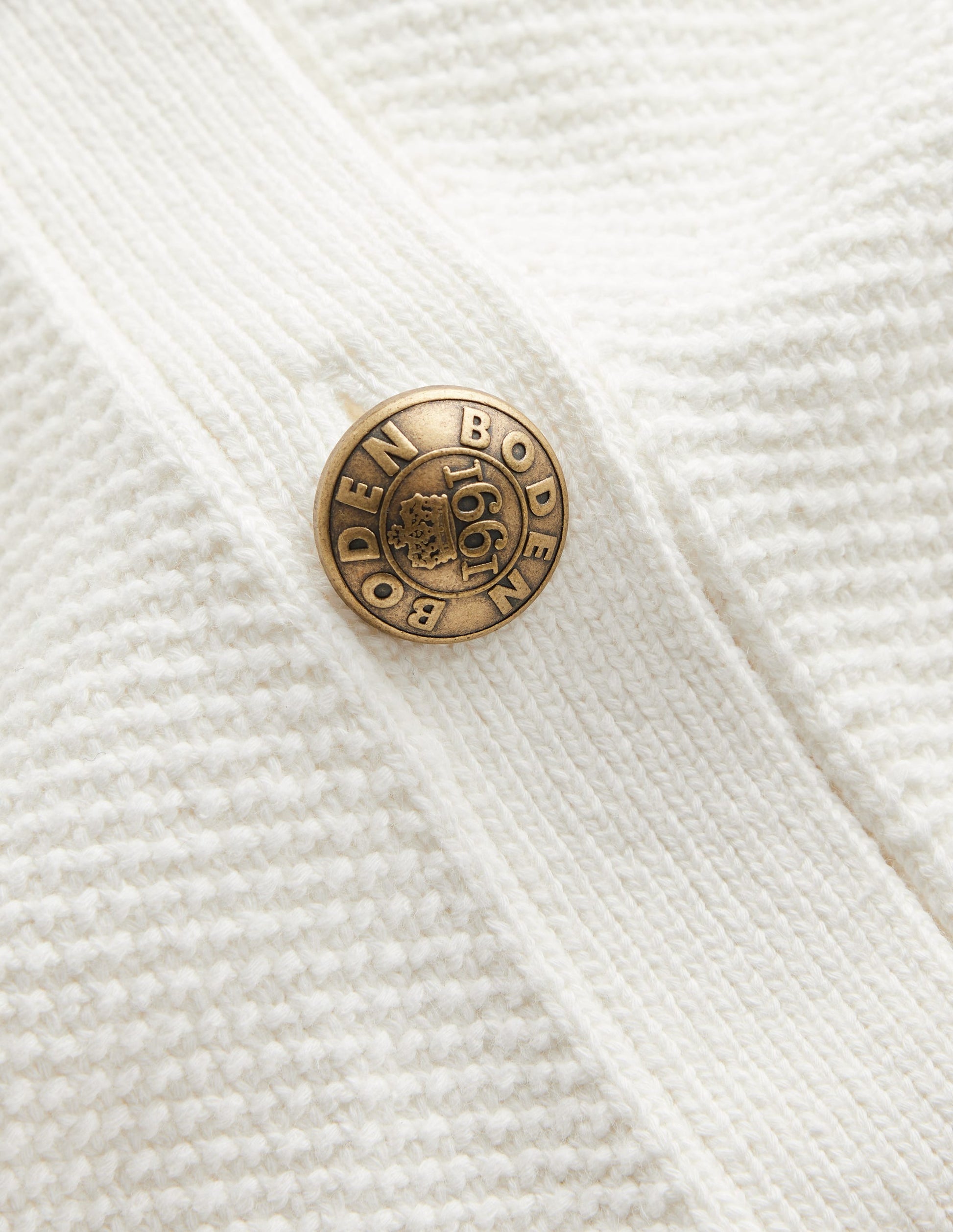 Collared Knitted Cardigan-Warm Ivory-6