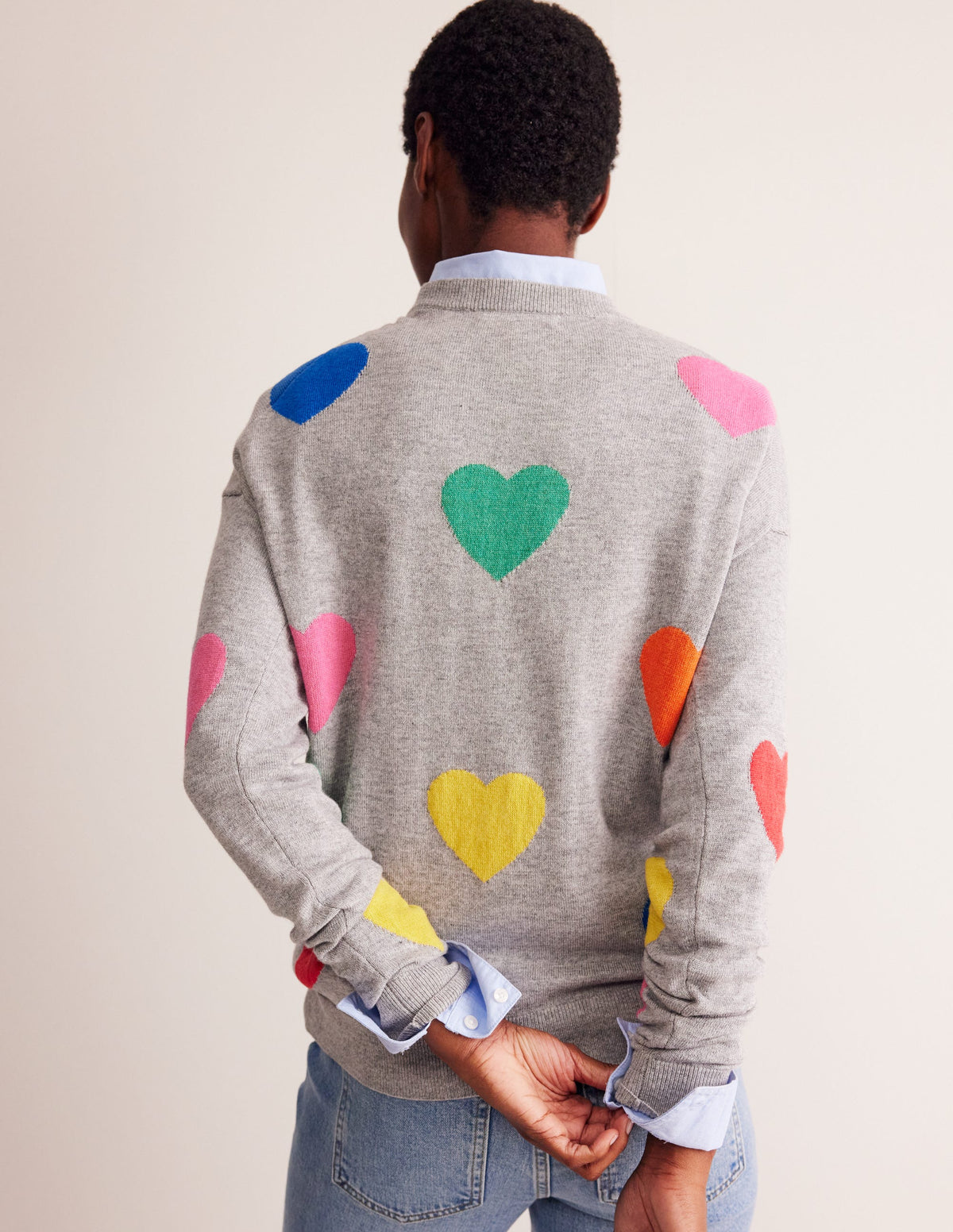 Natasha Novelty Sweater-Grey, Hearts-3