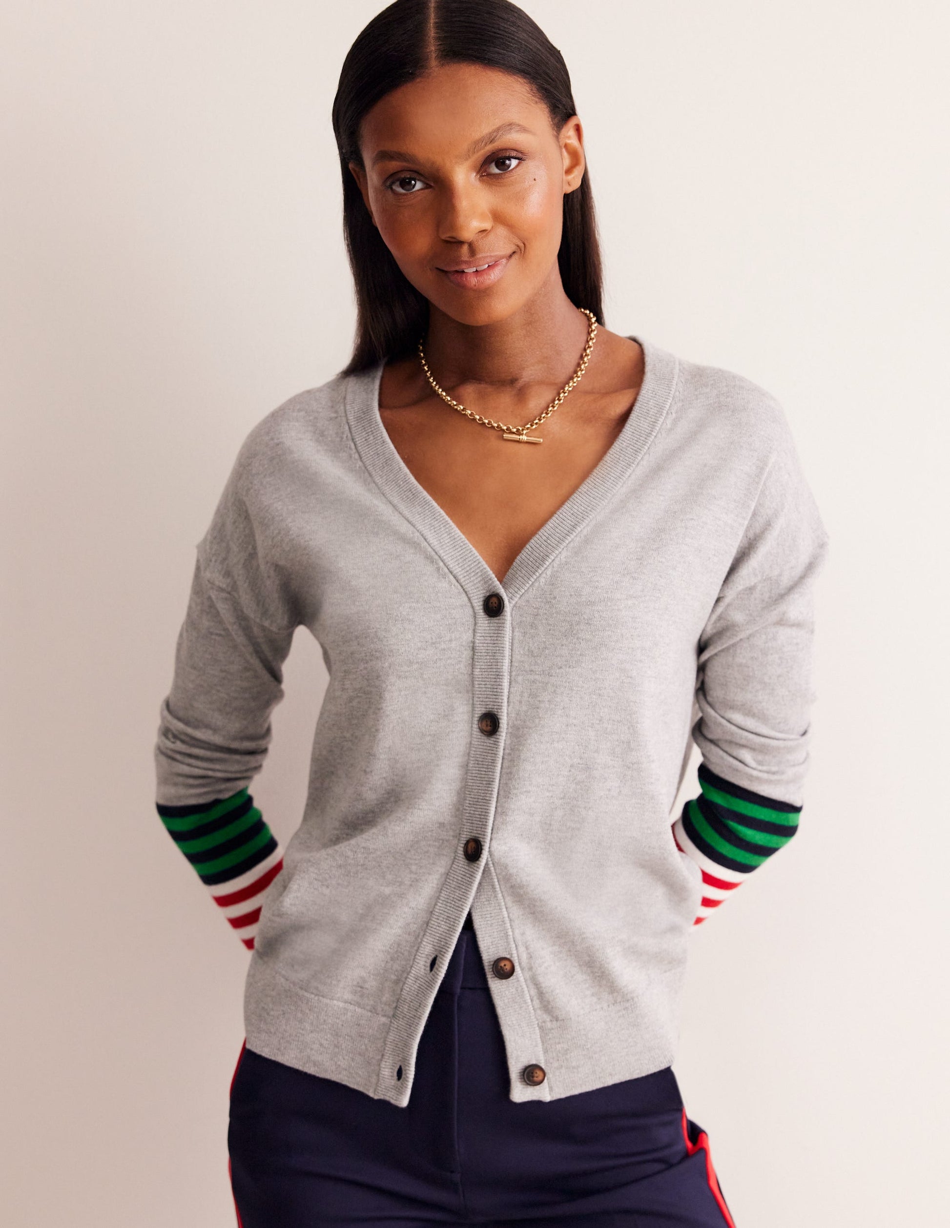 Annie Cardigan-Grey Melange-4