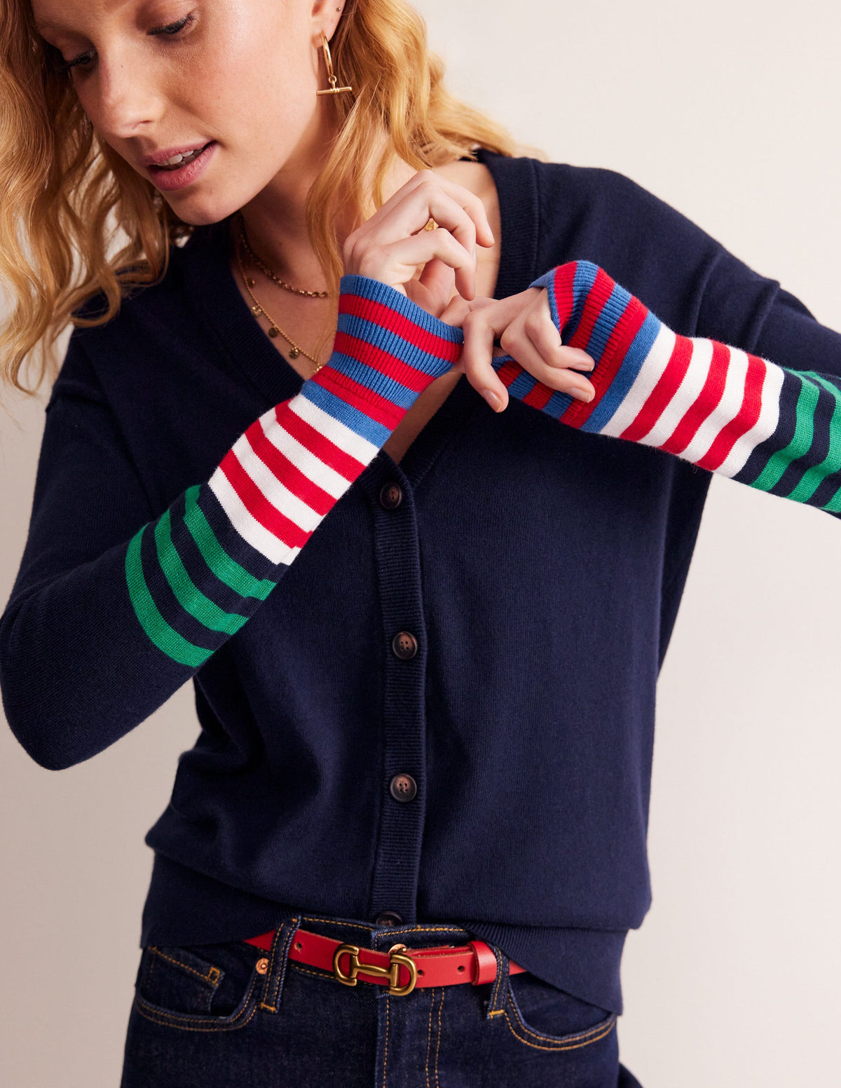 Annie Cardigan-Navy - Image 2