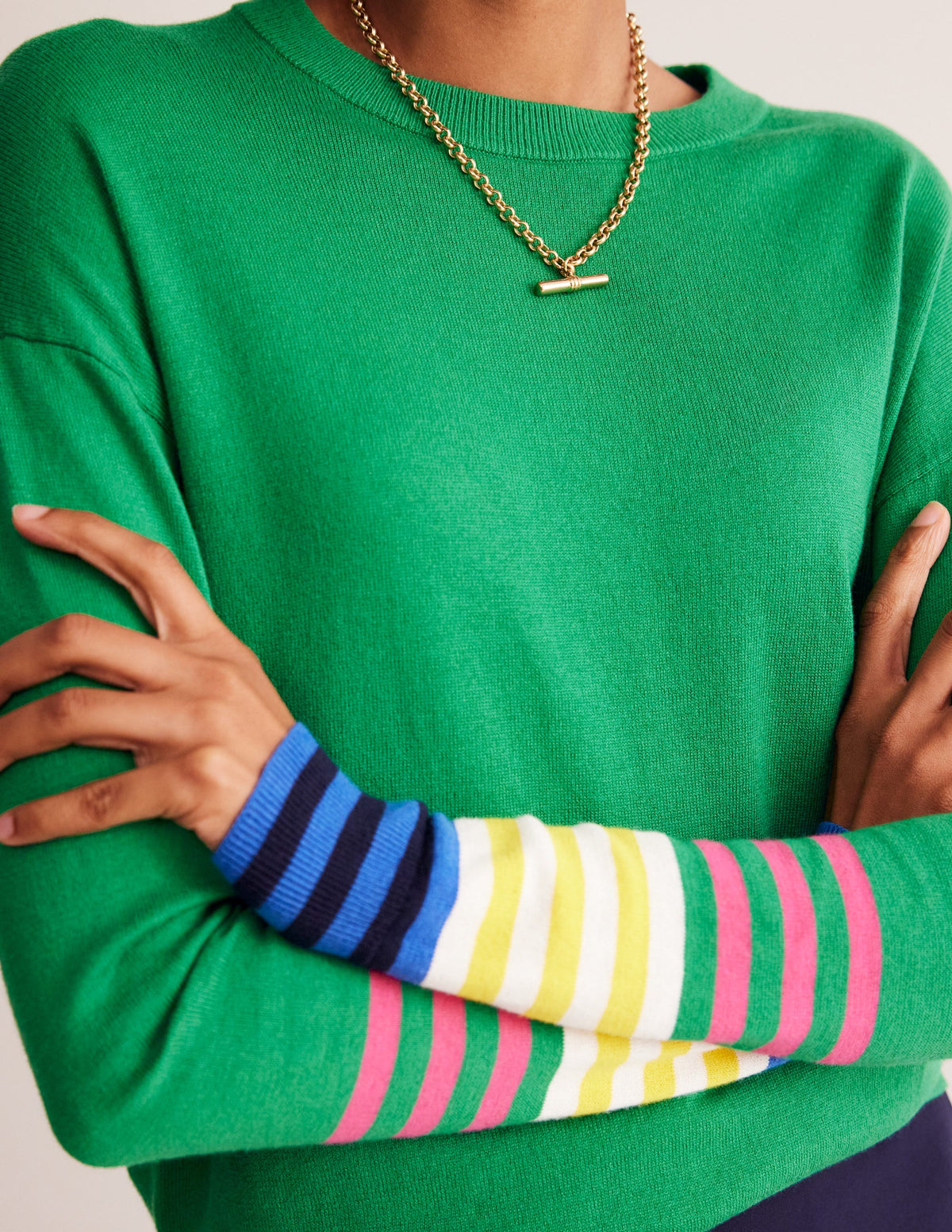 Annie Sweater-Rich Emerald Green - Image 2