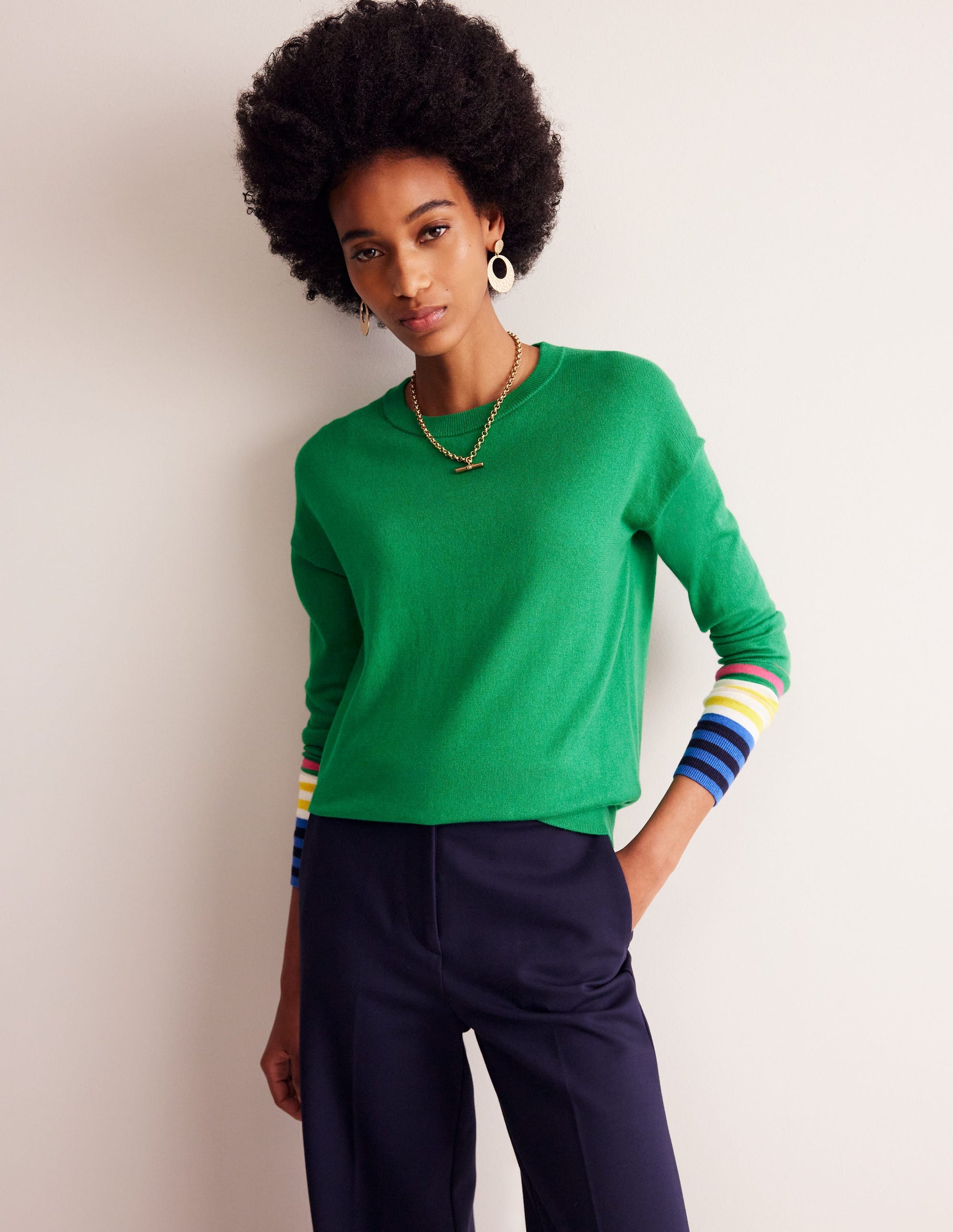 Annie Sweater-Rich Emerald Green-4