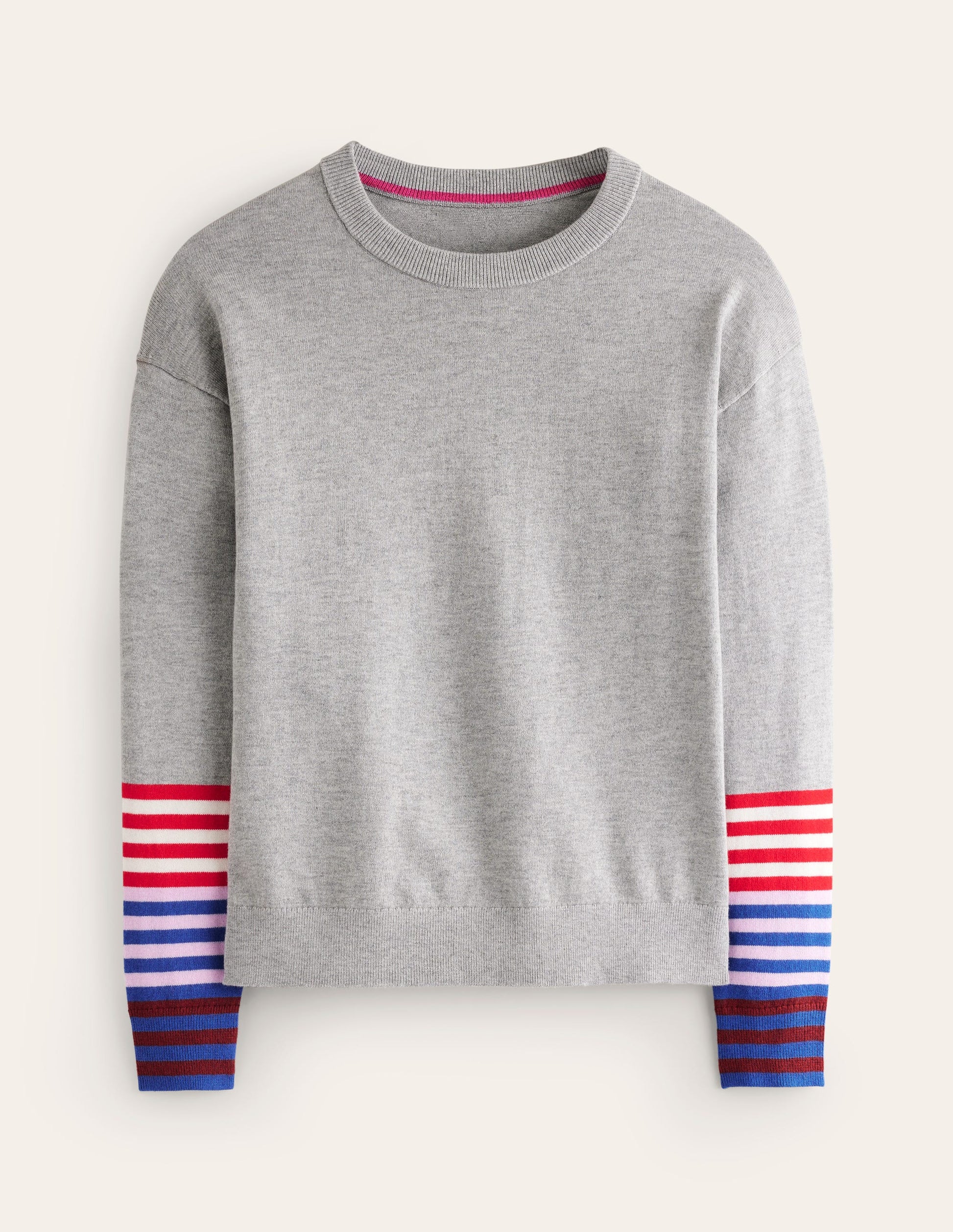 Annie Sweater-Grey Melange-5