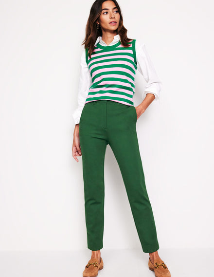 Highgate Ponte Pants-Pine