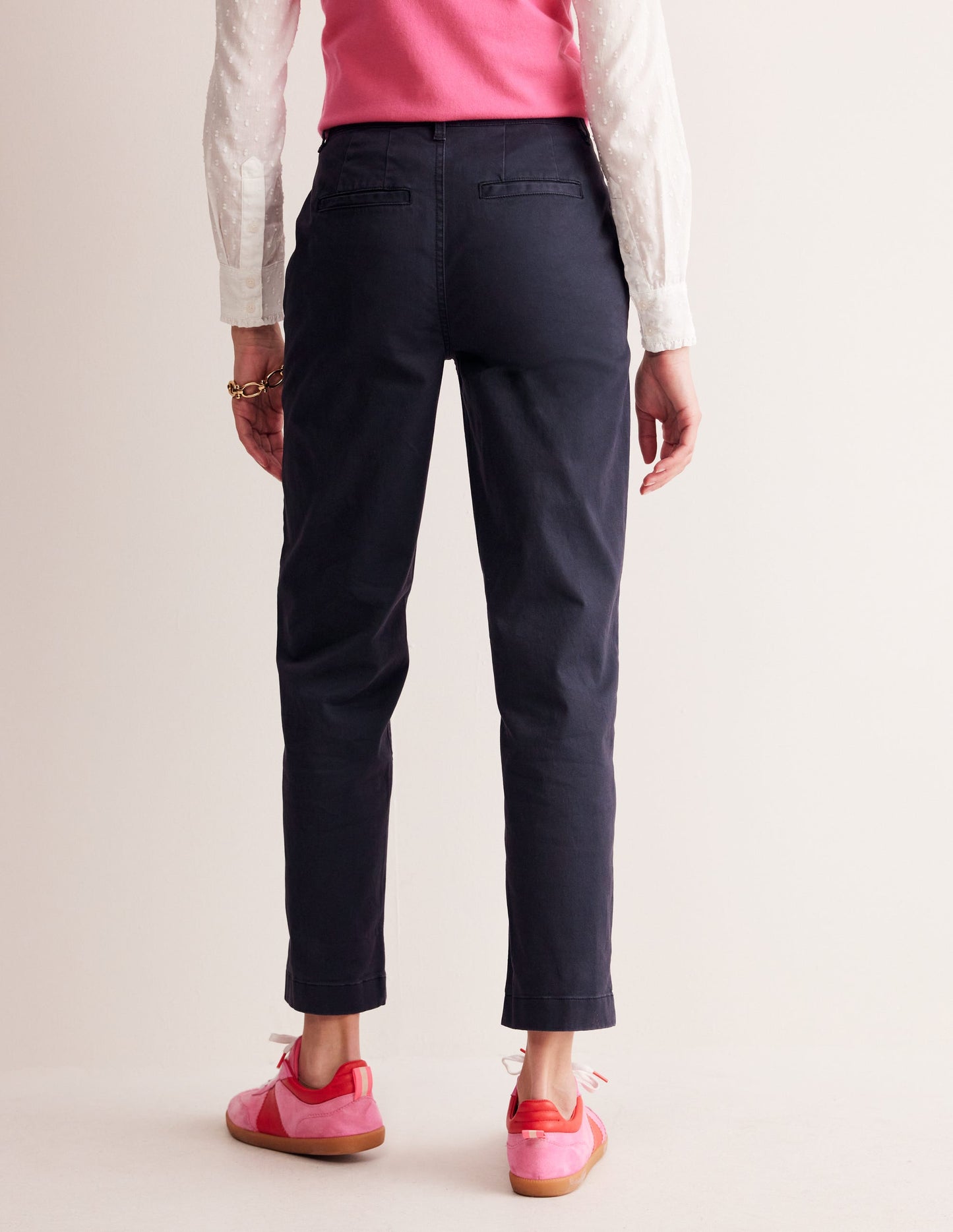 Barnsbury Chino Pants-Navy