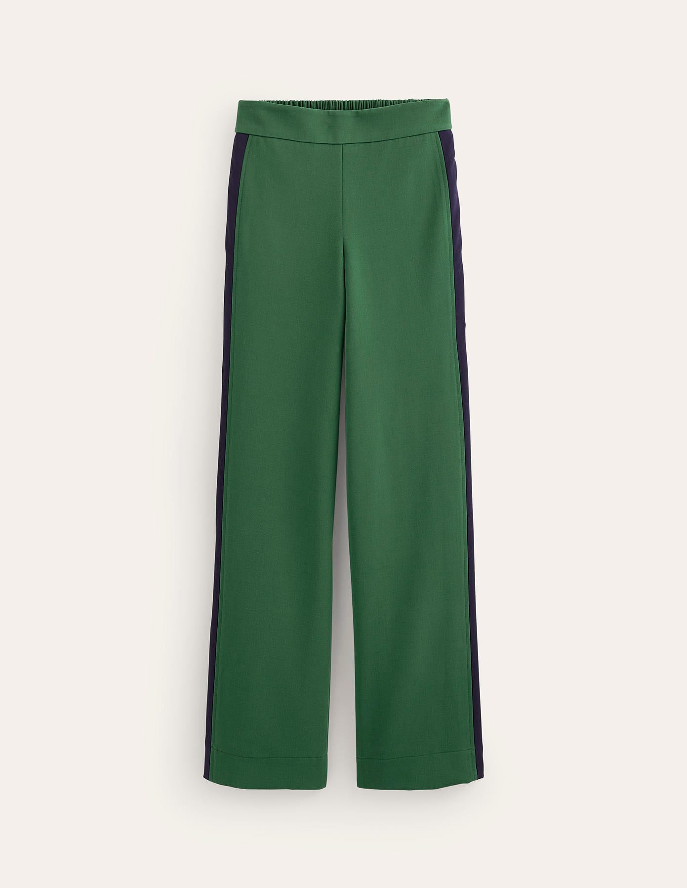 Side Stripe Pull-on Pants-Pine with Navy Stripe-5