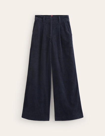 Chiswick Cord Pants-Navy