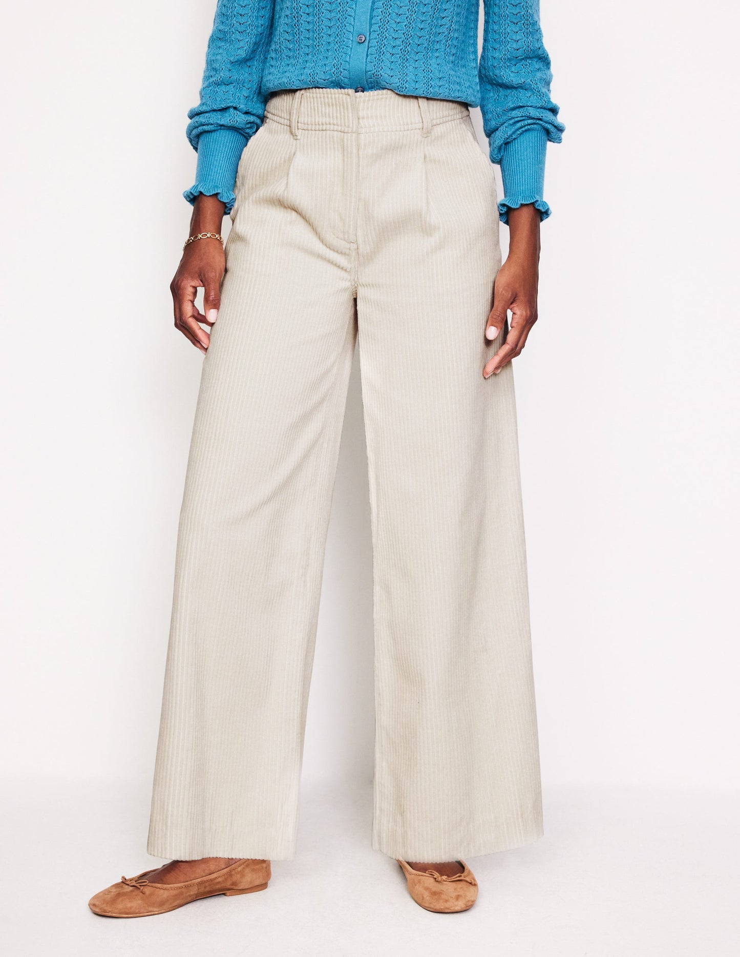 Chiswick Cord Pants-Vanilla